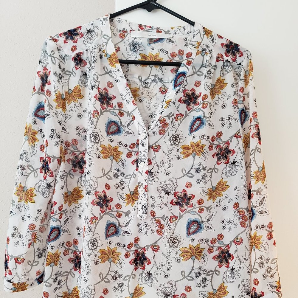 Fun 2 Fun floral top from Stitch Fix